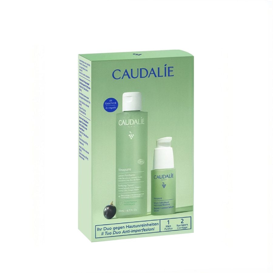Caudalie Duo Anti Imperfezioni Lozione Purificante 200ml + Siero Salicilico 30ml