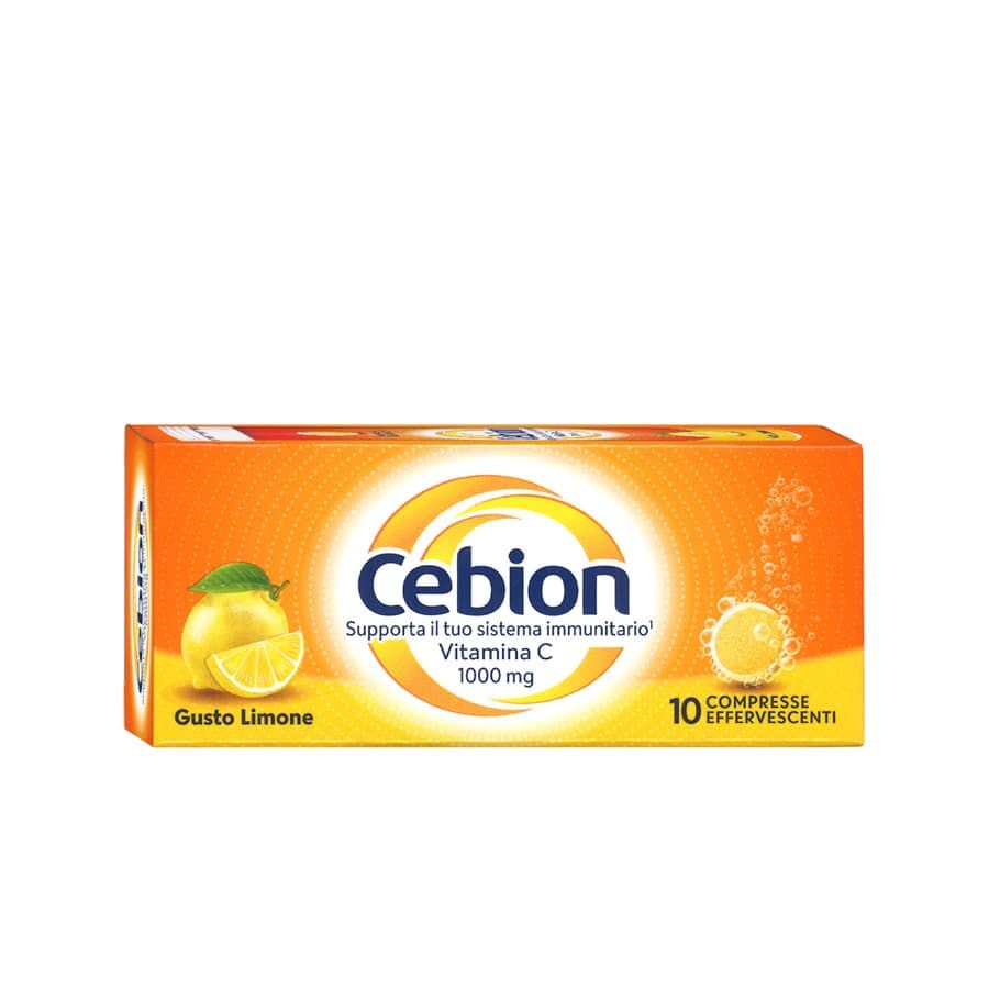 Cebion Vitamina C gusto limone 10 compresse effervescenti