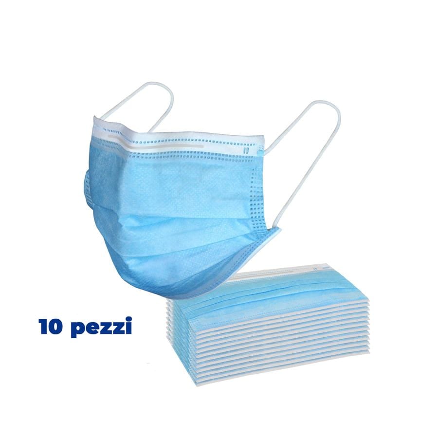 GMedical Mascherine Tipo IIR azzurro 10 pezzi