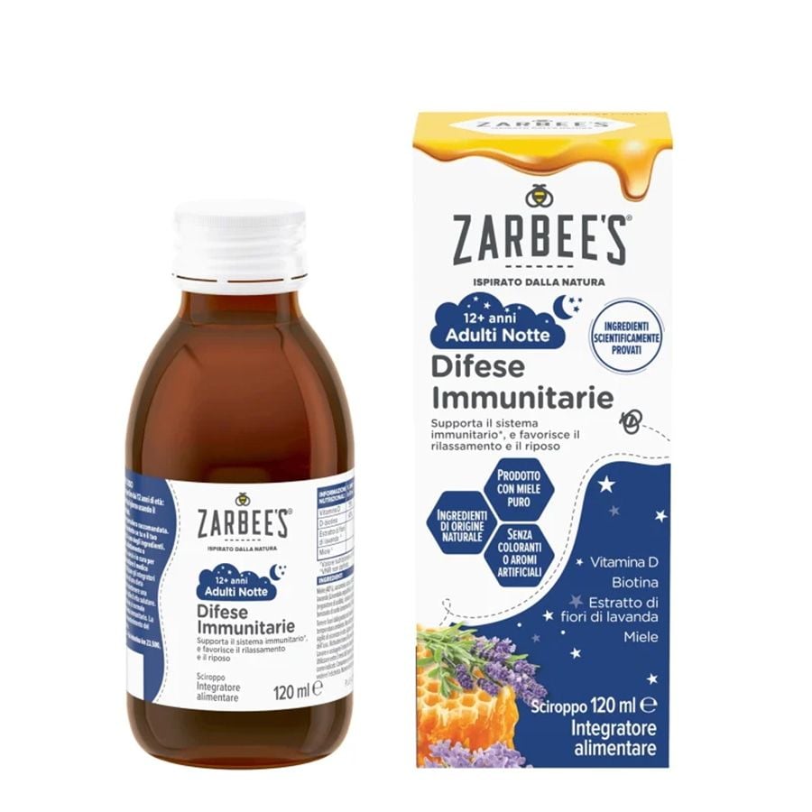 Zarbee's Difese immunitarie sciroppo 120ml - ZERO SPRECHI  - scadenza 31/05/2026