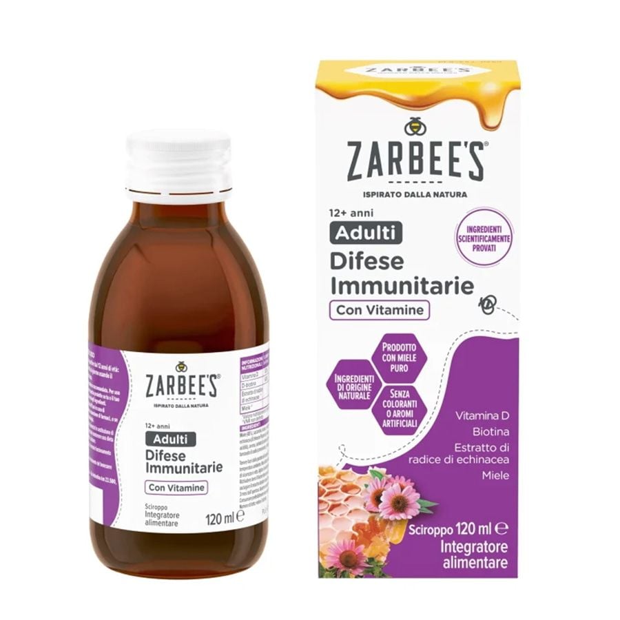 Zarbee's Difese Immunitarie adulti 120ml - ZERO SPRECHI - scadenza 31/05/2026