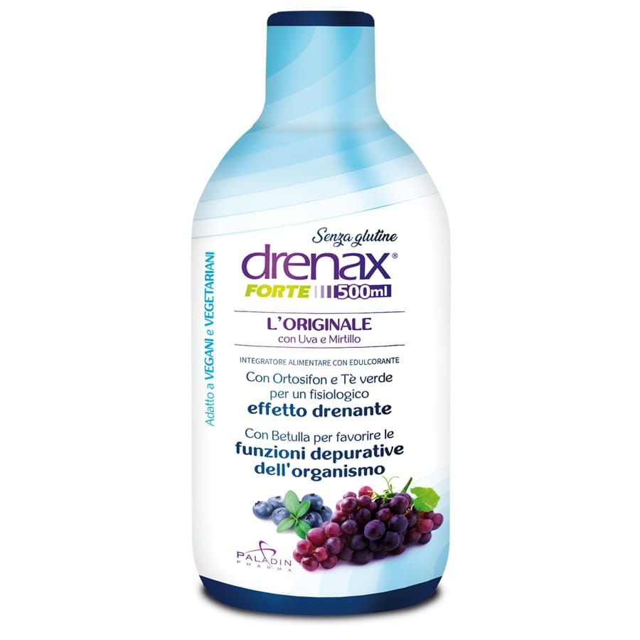 Drenax Forte Mirtillo 500ml - ZERO SPRECHI - scadenza 30/04/2026