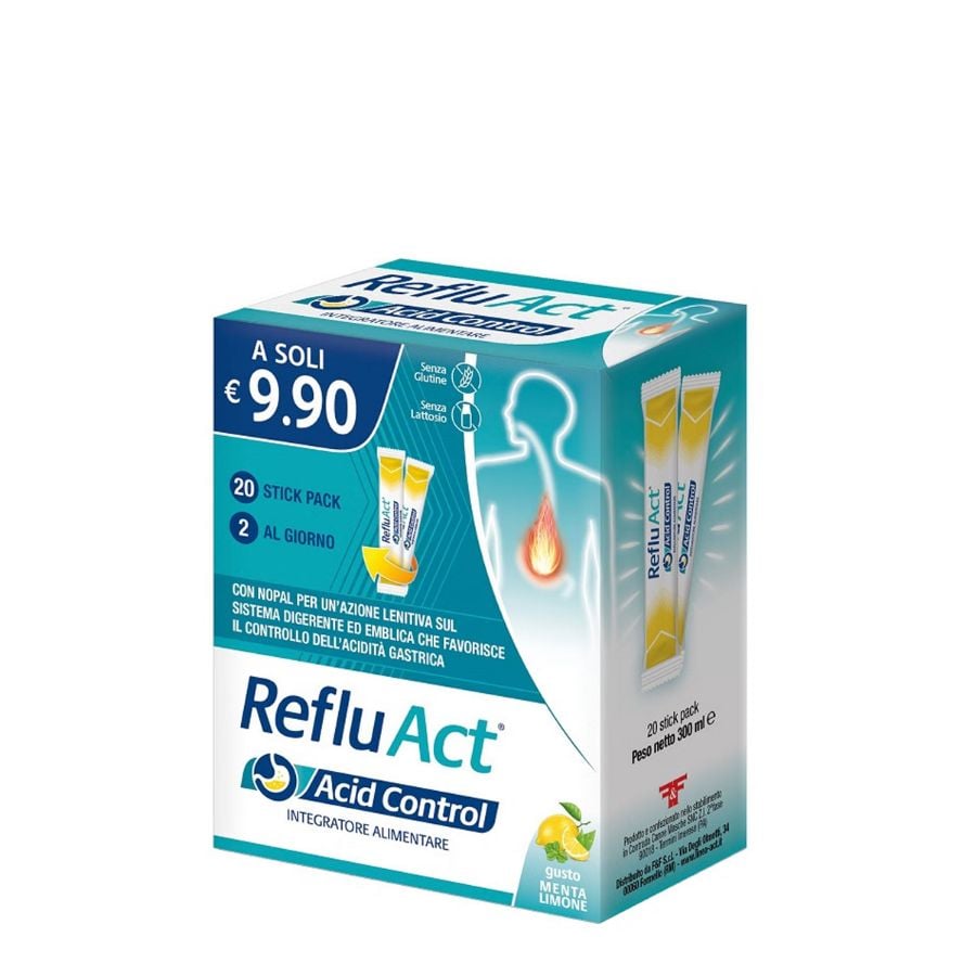RefluAct acid control 20 stick pack