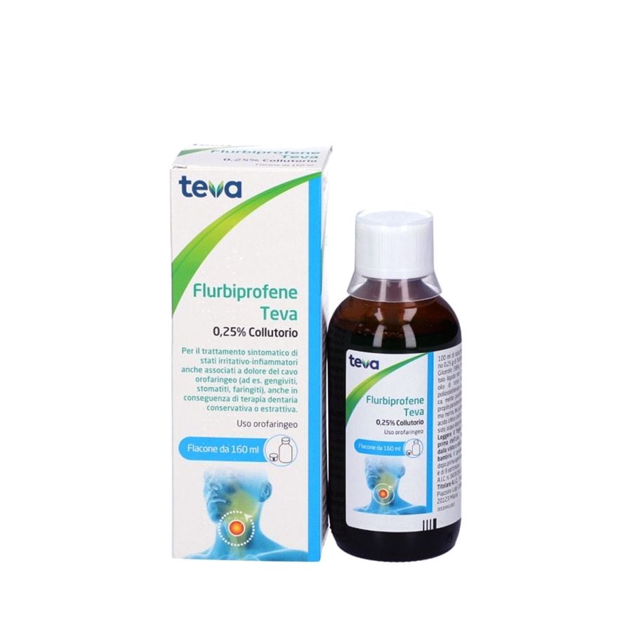 Teva Flurbiprofene Collutorio 160ml
