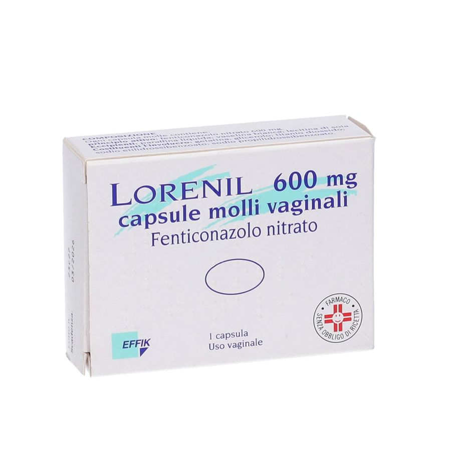 Effik Lorenil Capsule Molli Vaginali 600mg