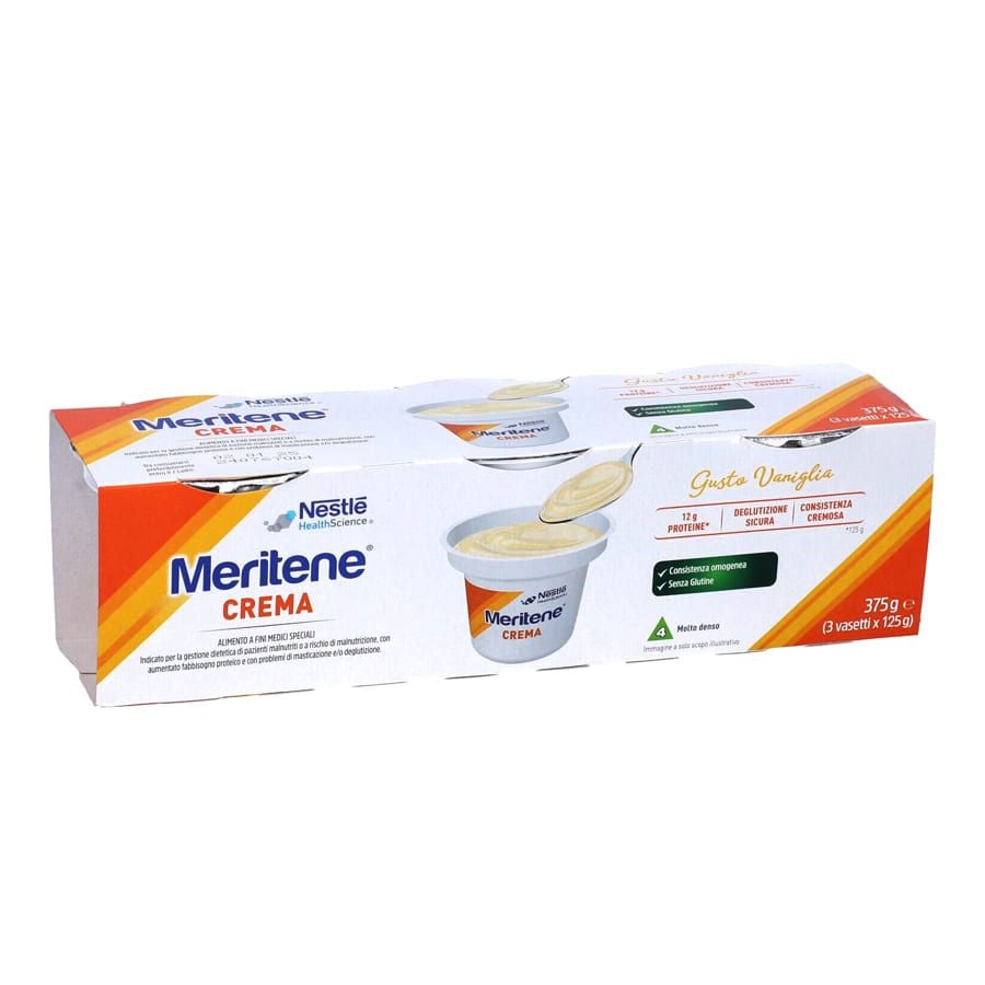 Nestle Meritene Creme Vaniglia 3X125gr