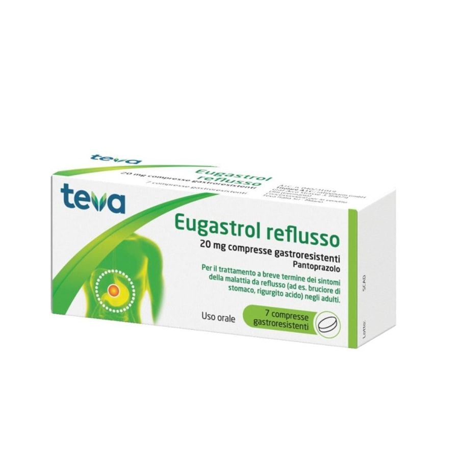 Teva Eugastrol Reflusso 7 Compresse 20Mg