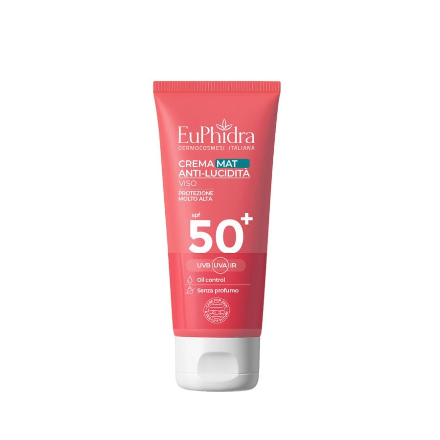 Euphidra Crema Mat Anti-Lucidità Viso SPF 50+  50ml