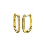 Biojoux Orecchino Alexia Gold Plated a cerchio Oro in Acciaio Medicale 16mm