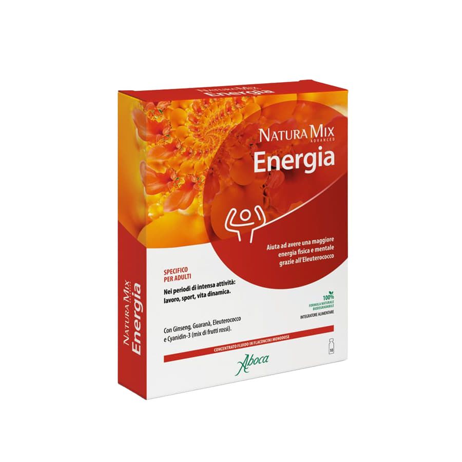 Aboca Natura Mix Energia 10 Flaconi da 15gr