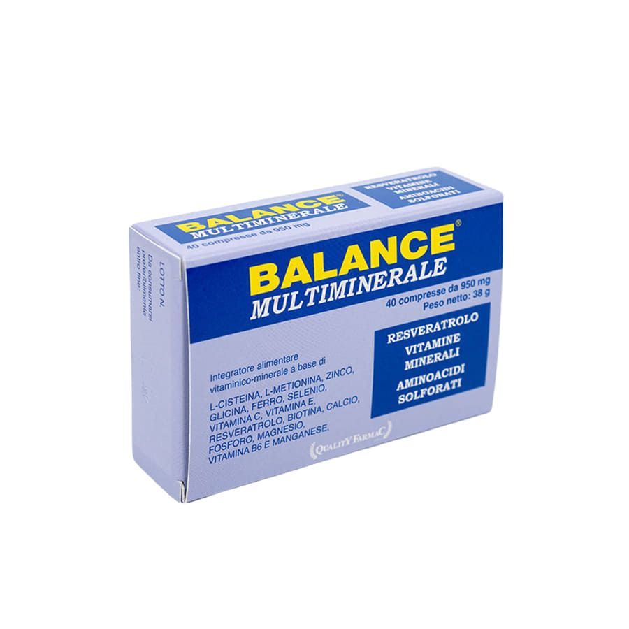 Quality Farmac Balance Multiminerale 40 Compresse