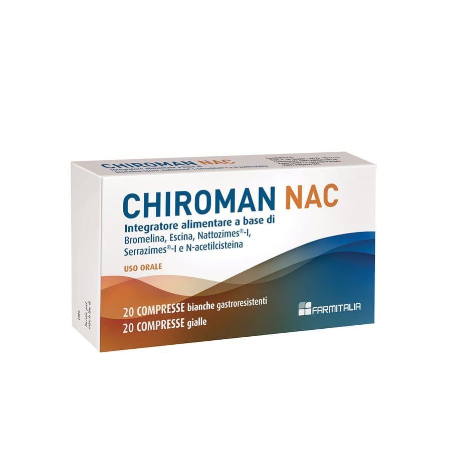 Chiroman Nac 20 Compresse Bianche + 20 Compresse Gialle