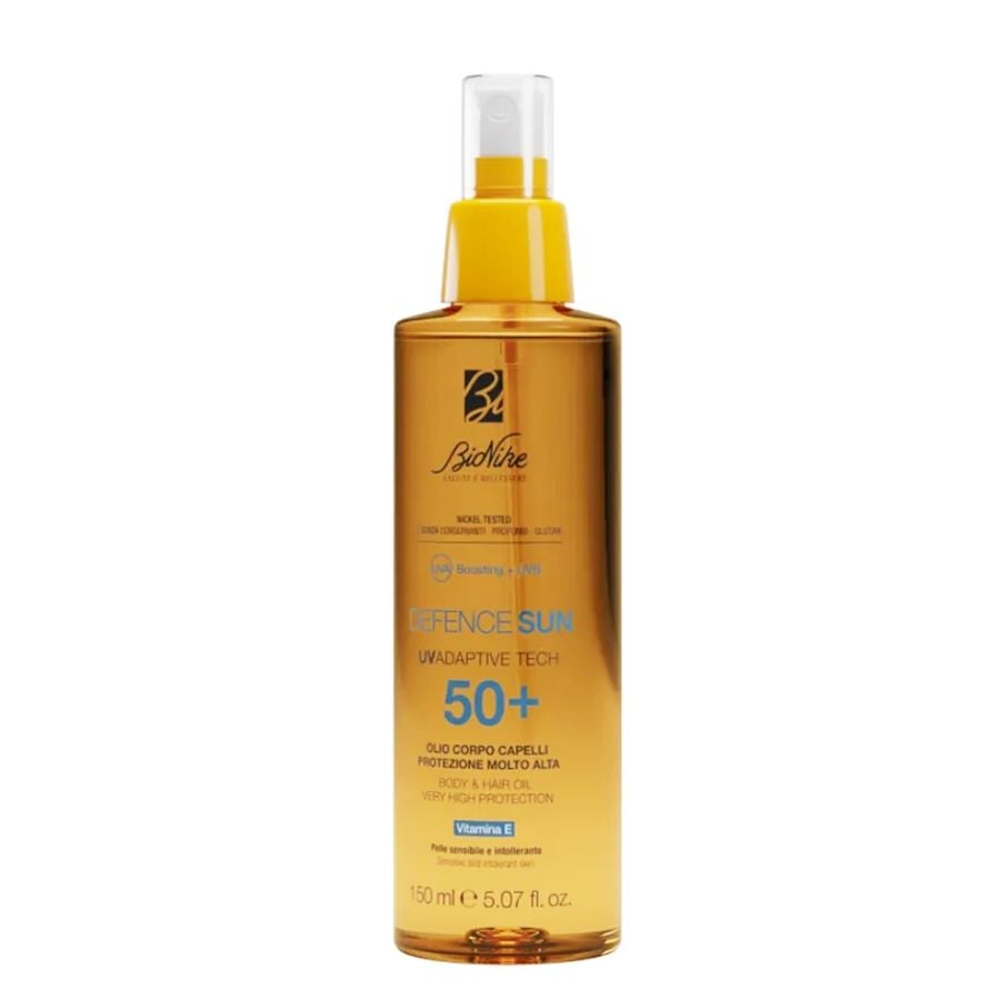 Bionike Defence Sun olio corpo capelli protezione molto alta 150ml spf 50+