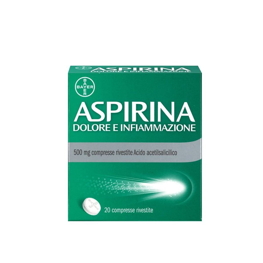 Aspirina Dolore e Infiammazione 500mg 20 Compresse Rivestite