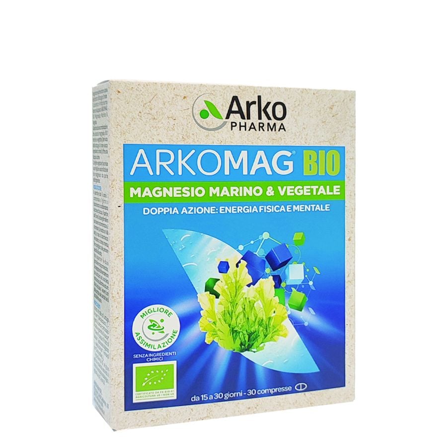 Arkopharma Arkomag bio magnesio marino & vegetale 30 compresse - ZERO SPRECHI