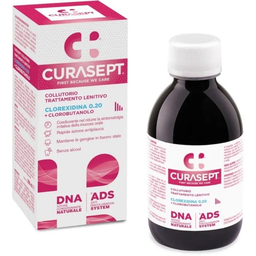 Curasept Collutorio ADS + DNA Trattamento Lenitivo 200ml - ZERO SPRECHI