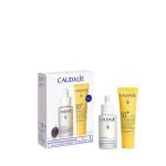 Caudalie duo anti-macchie dell'estate siero 30ml + fluido SPF50 20ml