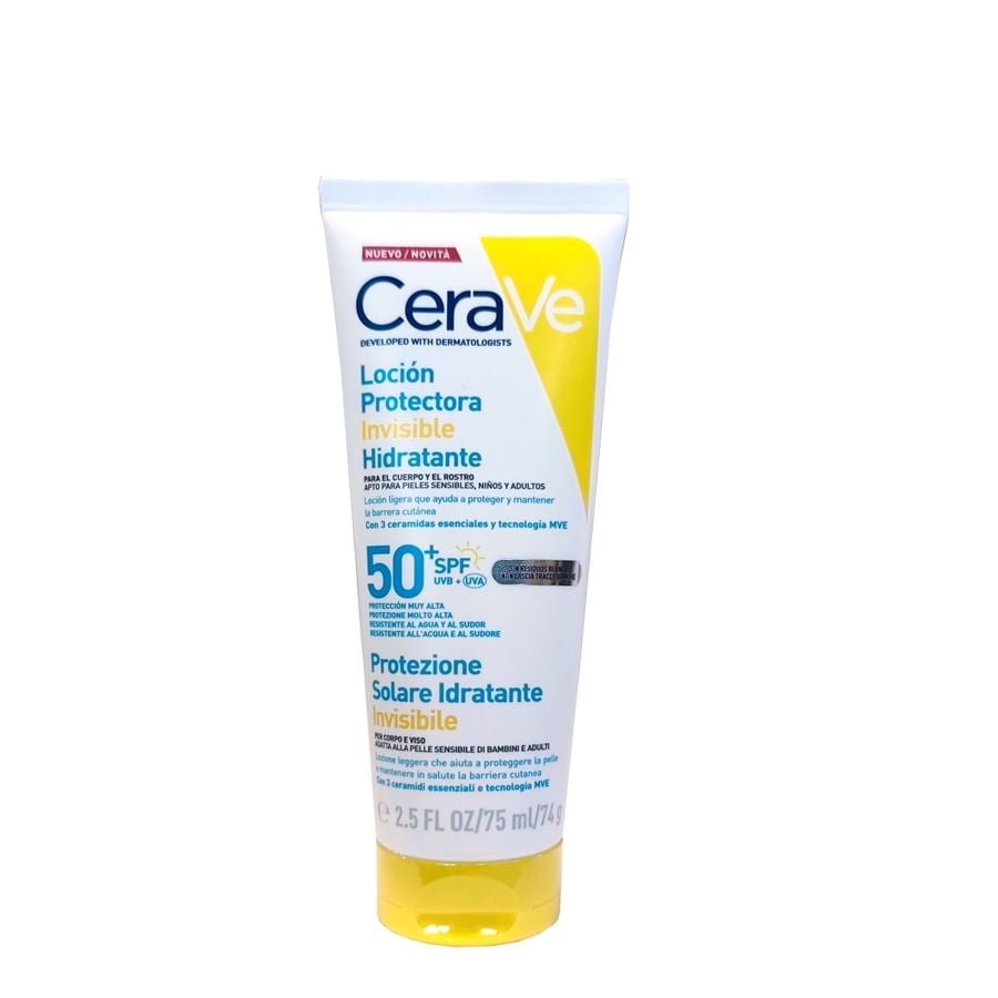Cerave protezione solare idratante invisibile 75ml SPF50+