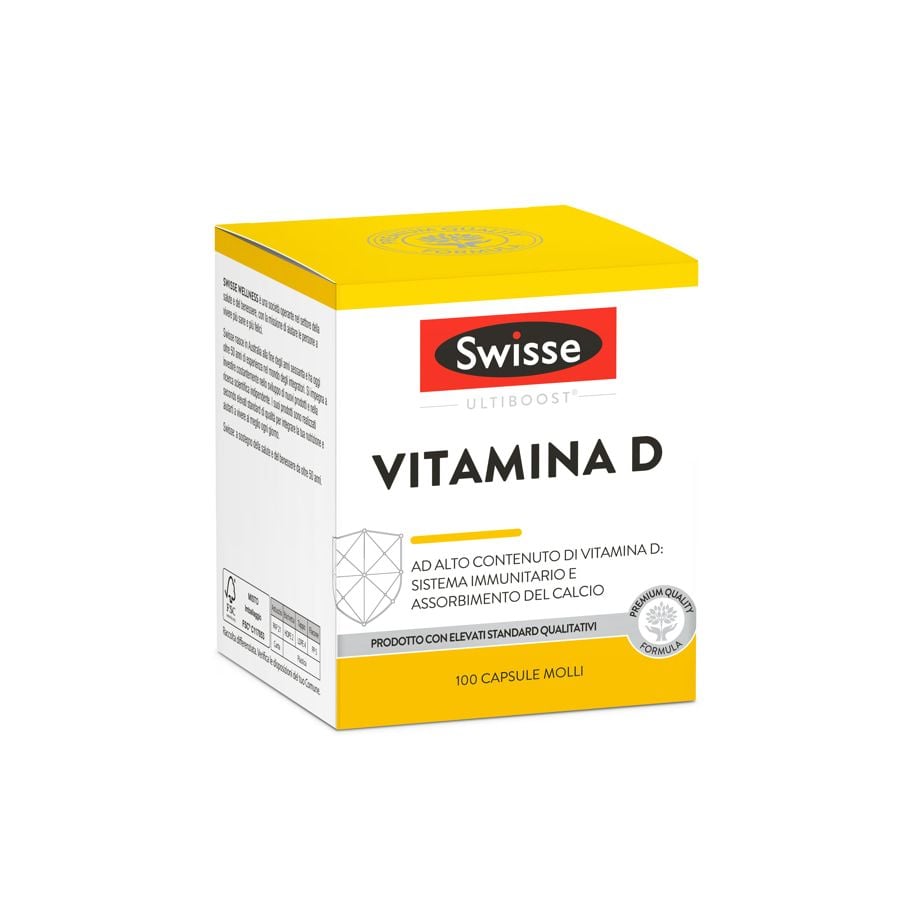 Swisse Vitamina D3 100 Capsule - ZERO SPRECHI 