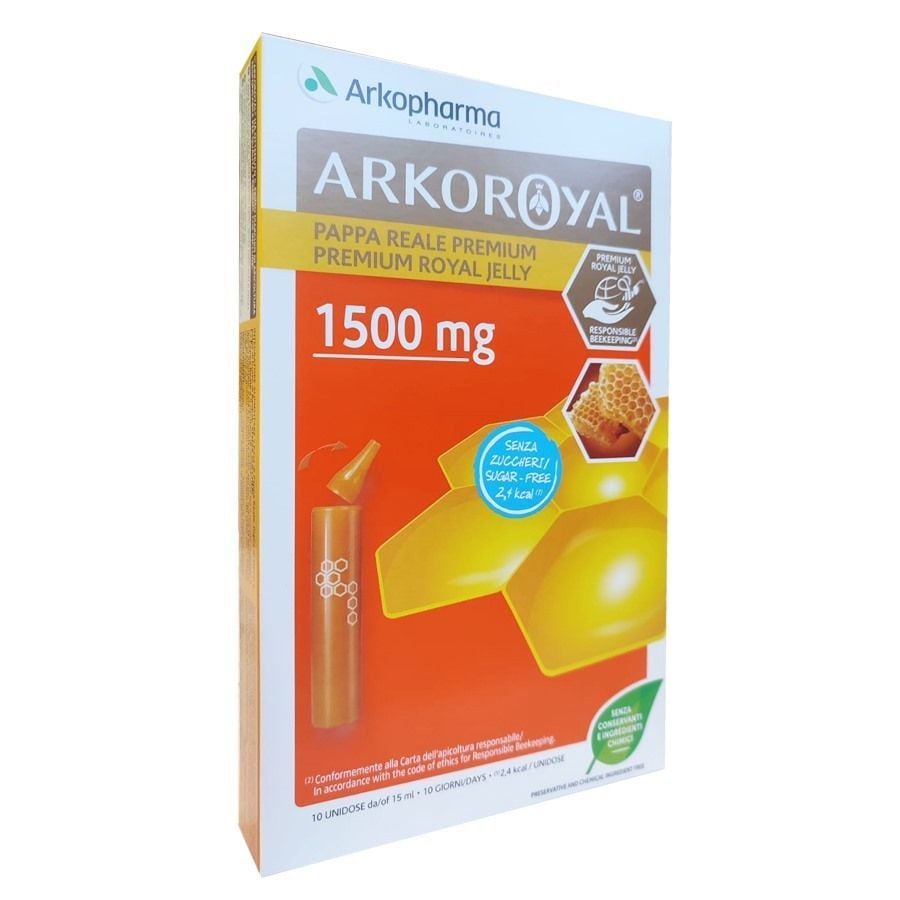 Arkopharma Arkoroyal 1500mg Senza Zuccheri 10 Flaconcini - ZERO SPRECHI