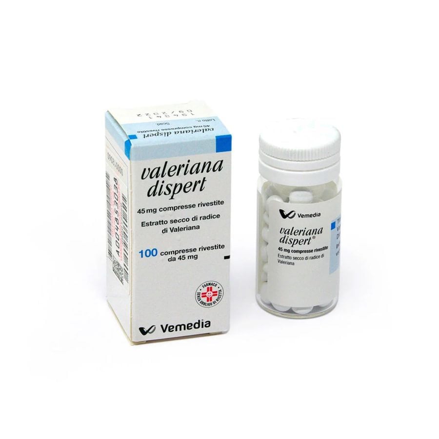 Vemedia Valeriana Dispert 100 Compresse Rivestite 45MG