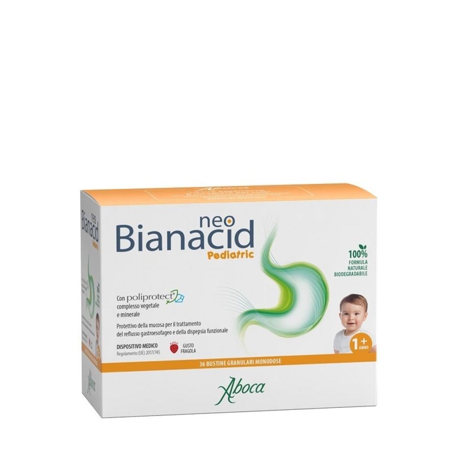 Aboca NeoBianacid  Pediatric 36 bustine granulari gusto fragola