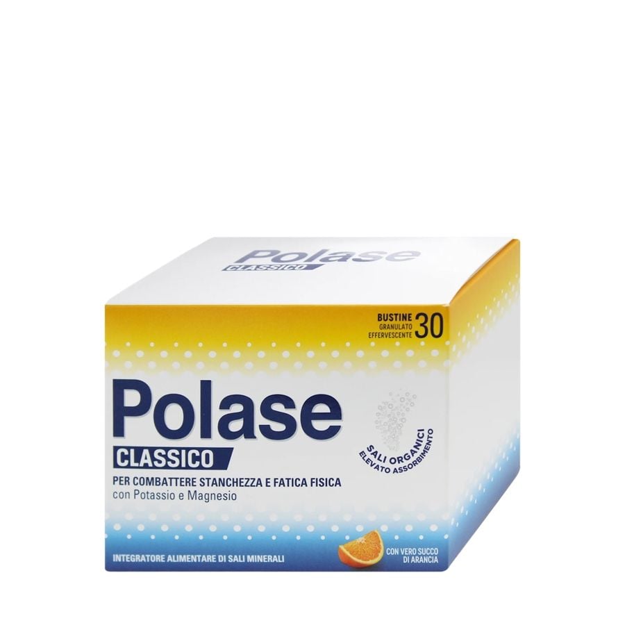 Polase Classico Integratore Alimentare Magnesio e Potassio Sali Minerali Arancia 30 bustine 330 g - ZERO SPRECHI
