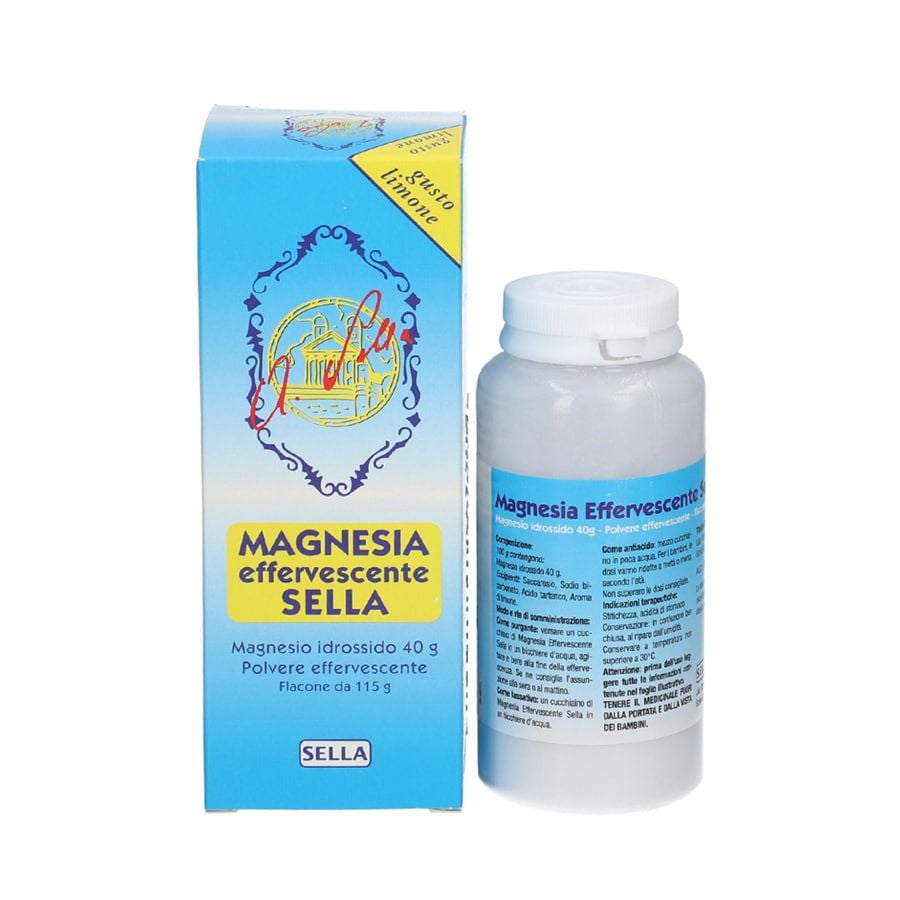 Magnesia Effervescente Sella al Limone 115gr
