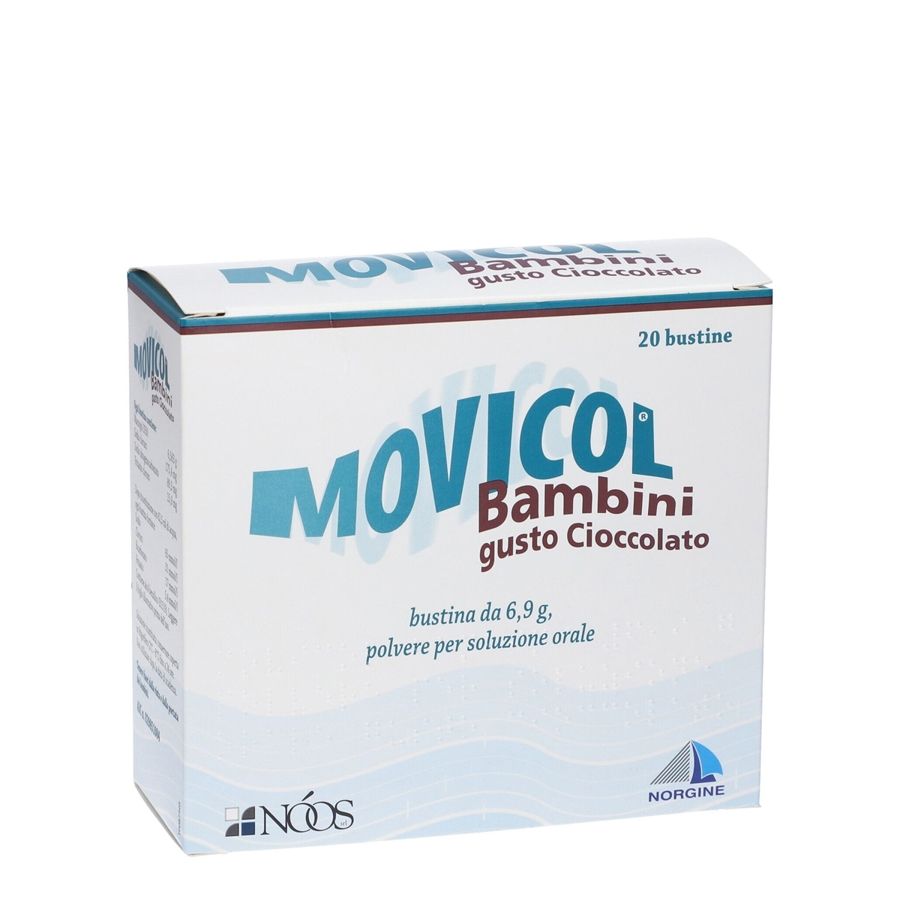 Movicol Bambini 20 Bustine Gusto Cioccolato 6,9G