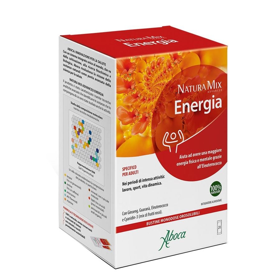 Aboca Natura Mix Energia 20 bustine monodose  - ZERO SPRECHI