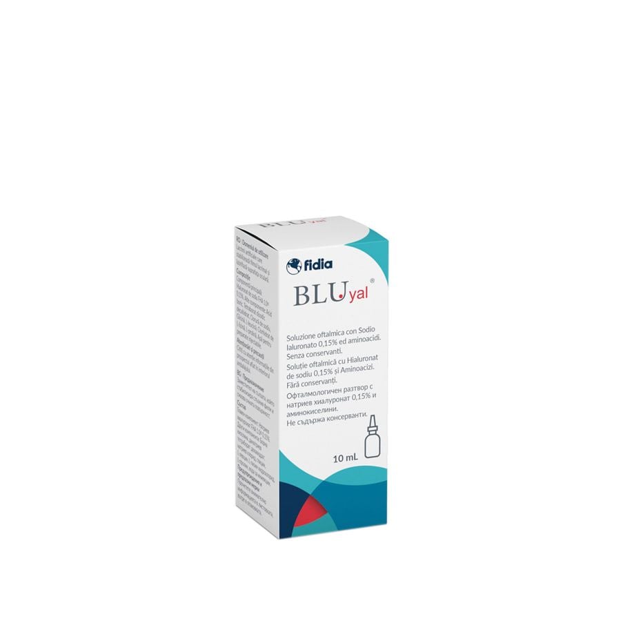 Bluyal A Free Soluzione Oftalmica con Sodio Ialuronato 0,15% 10ml