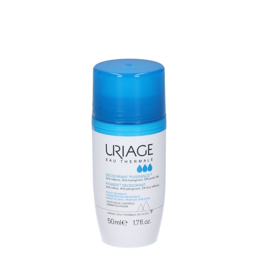Uriage deodorante Roll Power3 Efficacia Antisudorazione Antiodore 24H 50ml