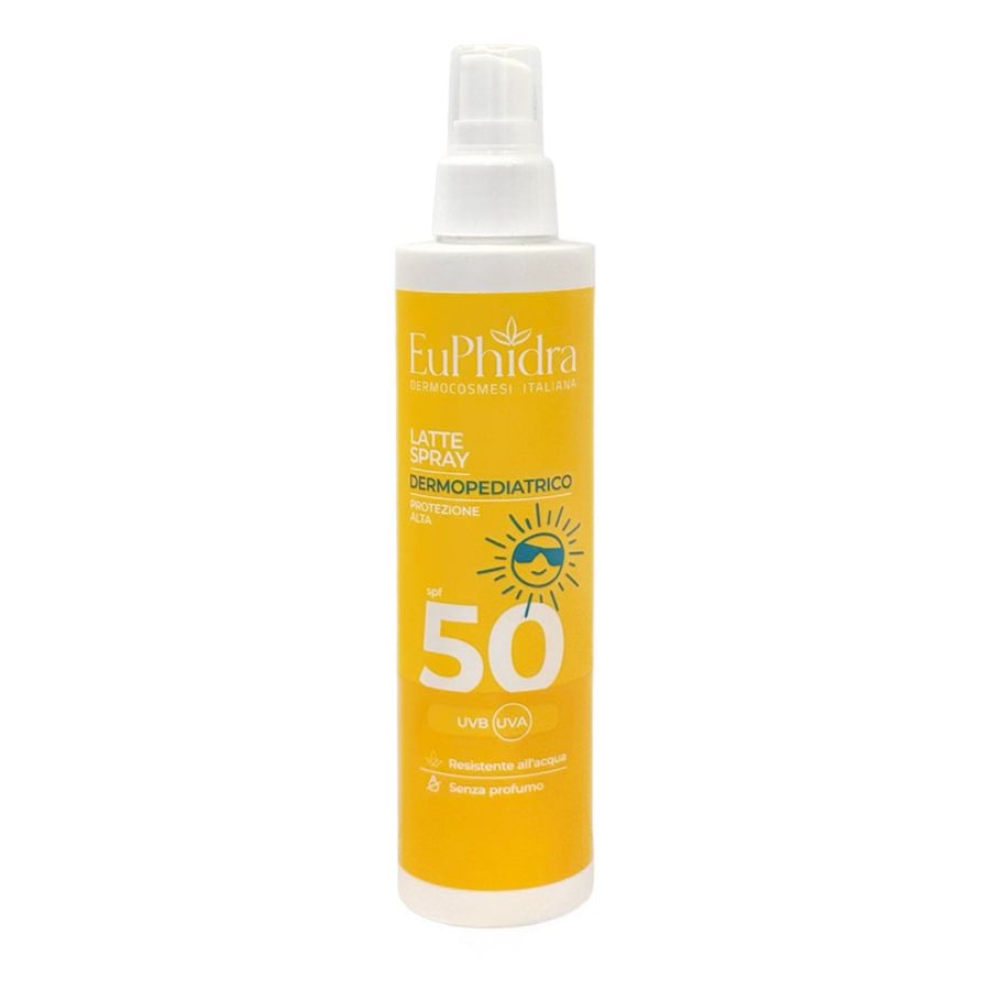 Euphidra Latte Spray Dermopediatrico SPF50 UVB+UVA 200ml