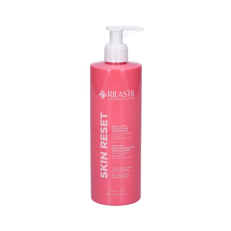Rilastil Skin Reset Olio Latte Struccante Detergente 400ml