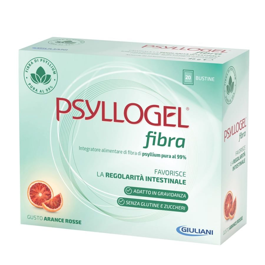 Psyllogel Fibra 20 Buste Arance Rosse - ZERO SPRECHI