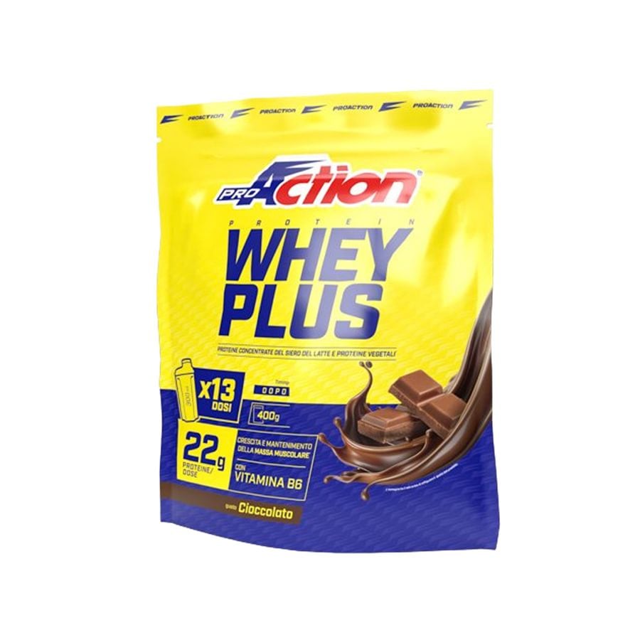 ProAction Protein Whey Plus Gusto Cioccolato 400g