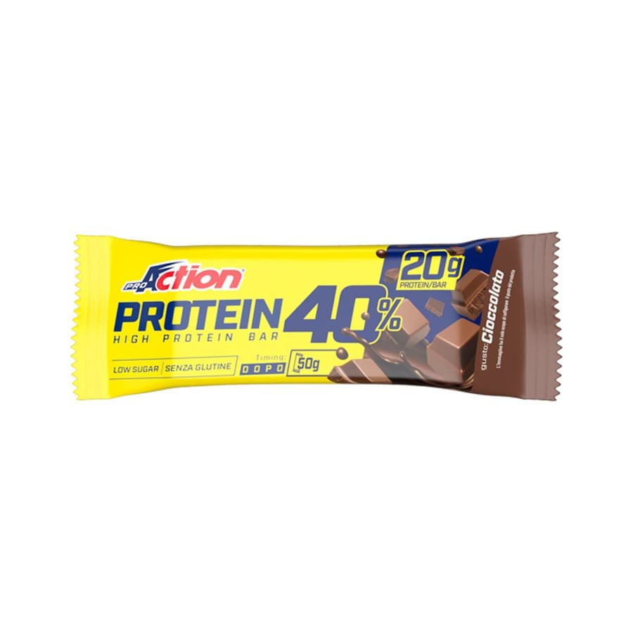 ProAction Protein Bar 40% Cioccolato 50gr