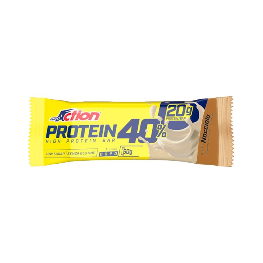 ProAction High Protein Bar 40% Nocciola 20g