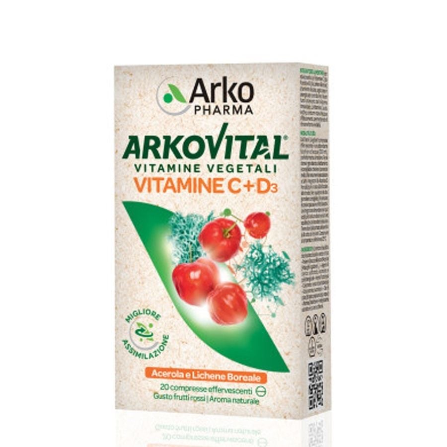 Arkopharma Arkovital Vitamine C+D3 - ZERO SPRECHI - scadenza 11/2026