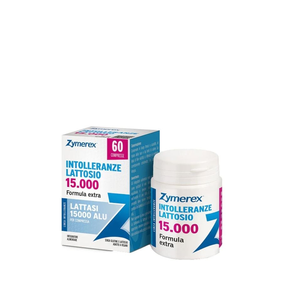 Zymerex Intolleranze Lattosio 15.000 Maxi Formato 60 compresse