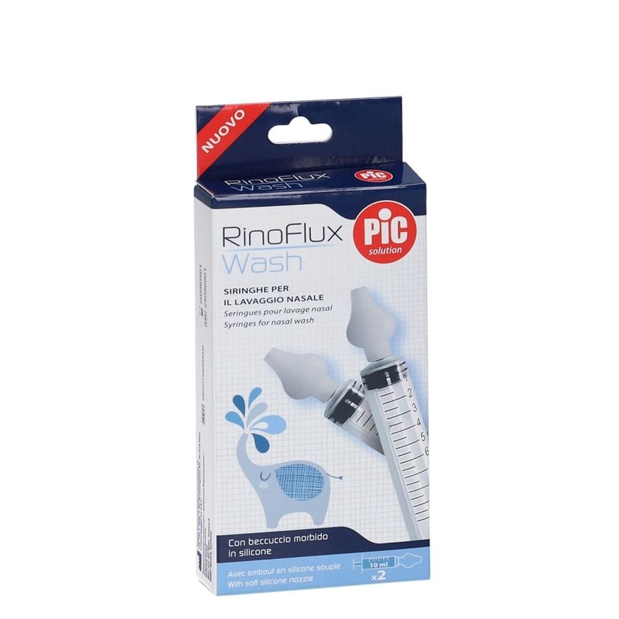 Pic Rinoflux Wash 2 siringhe per il lavaggio nasale