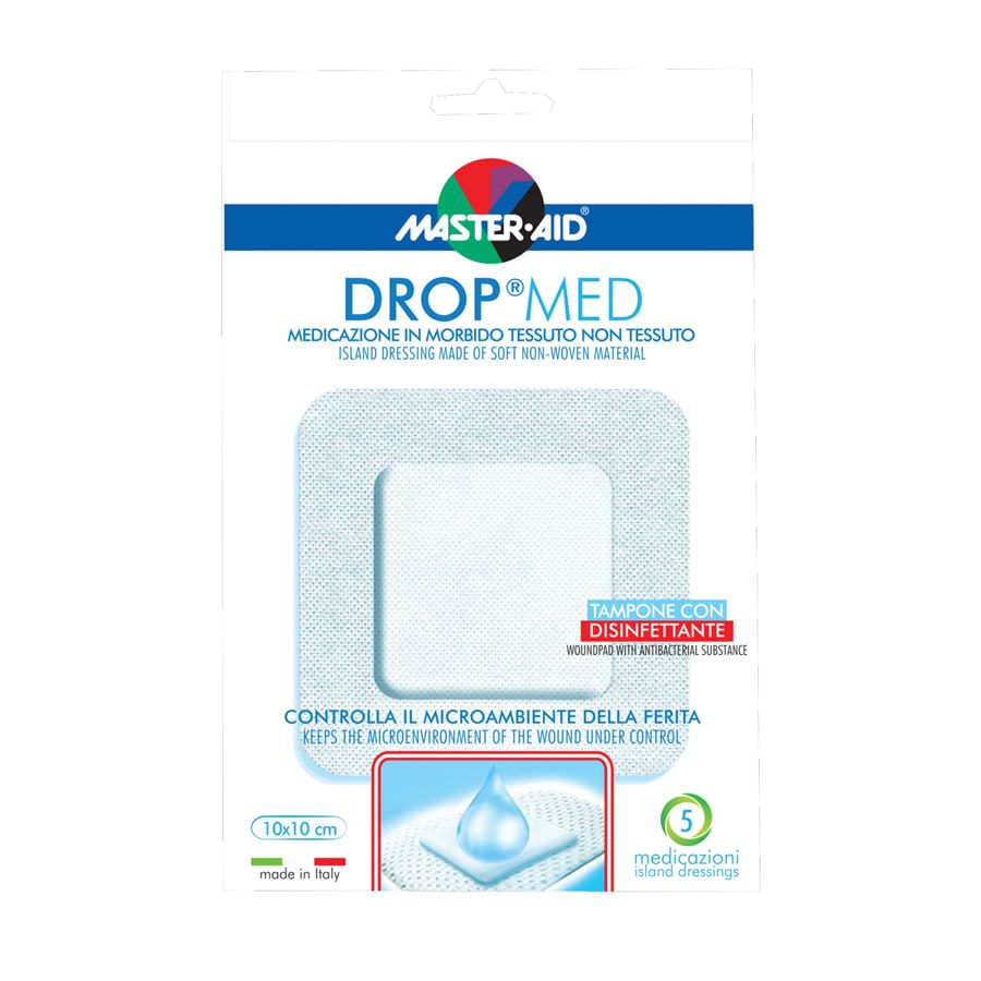 Pietrasanta Pharma M-Aid Drop Med 10X10 cm 5 Pezzi