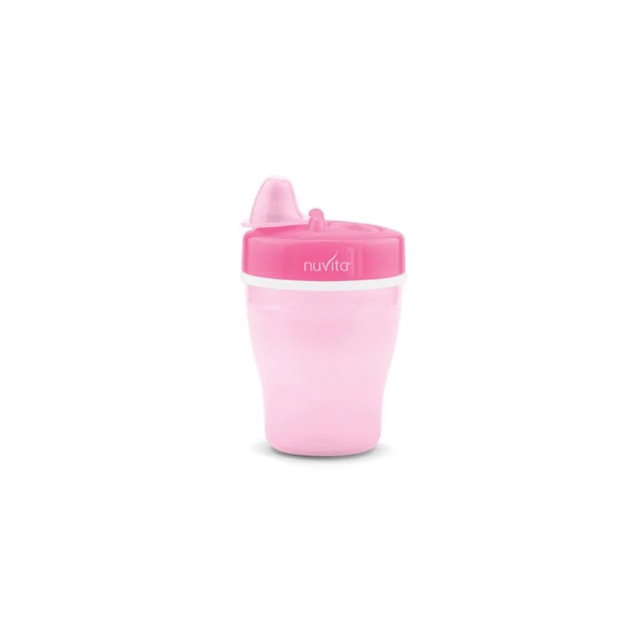 Nuvita Tazza Doppio Isolamento Termico E Beccuccio Rigido Rosa 12 M+ 200 Ml