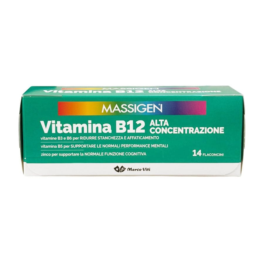 Massigen Vitamina B12 alta concentrazione 14 flaconcini