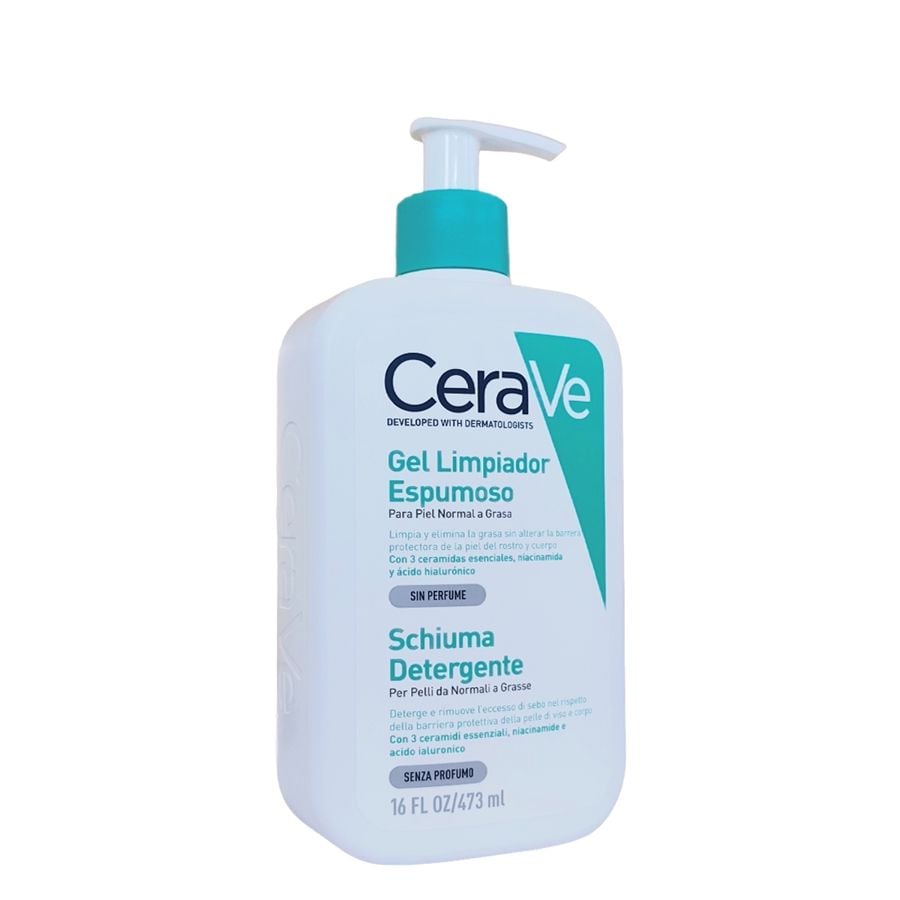 CeraVe Schiuma Detergente Viso Pelle Grassa Seboregolatrice 473ML