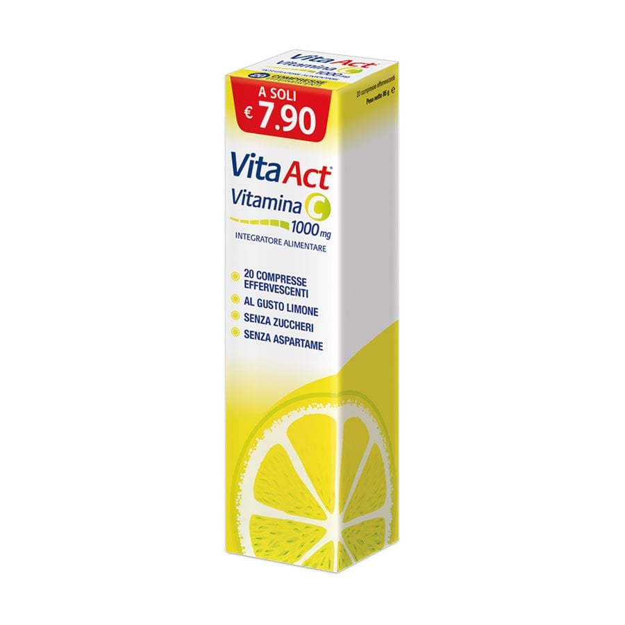 Vita Act Vitamina C 1000mg 20 Compresse Effervescenti