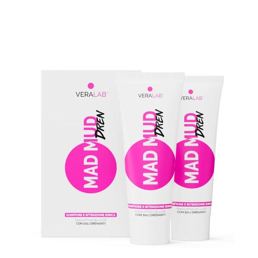 VERALAB Mad Mud Dren fango attivo cellulite 2 x250ml