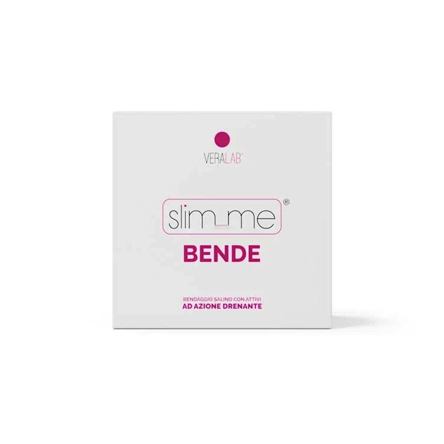 VERALAB SlimMe Bende ad Azione Drenante 4 Buste Monodose x 4 Trattamenti
