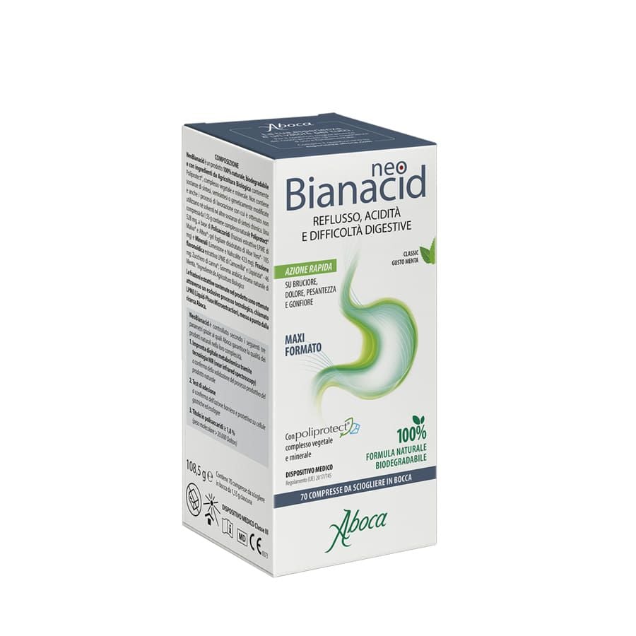 Aboca NeoBianacid 70 Compresse - ZERO SPRECHI