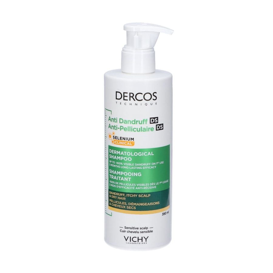 Vichy Dercos Shampoo Trattante Anti Forfora DS per capelli secchi 390ml